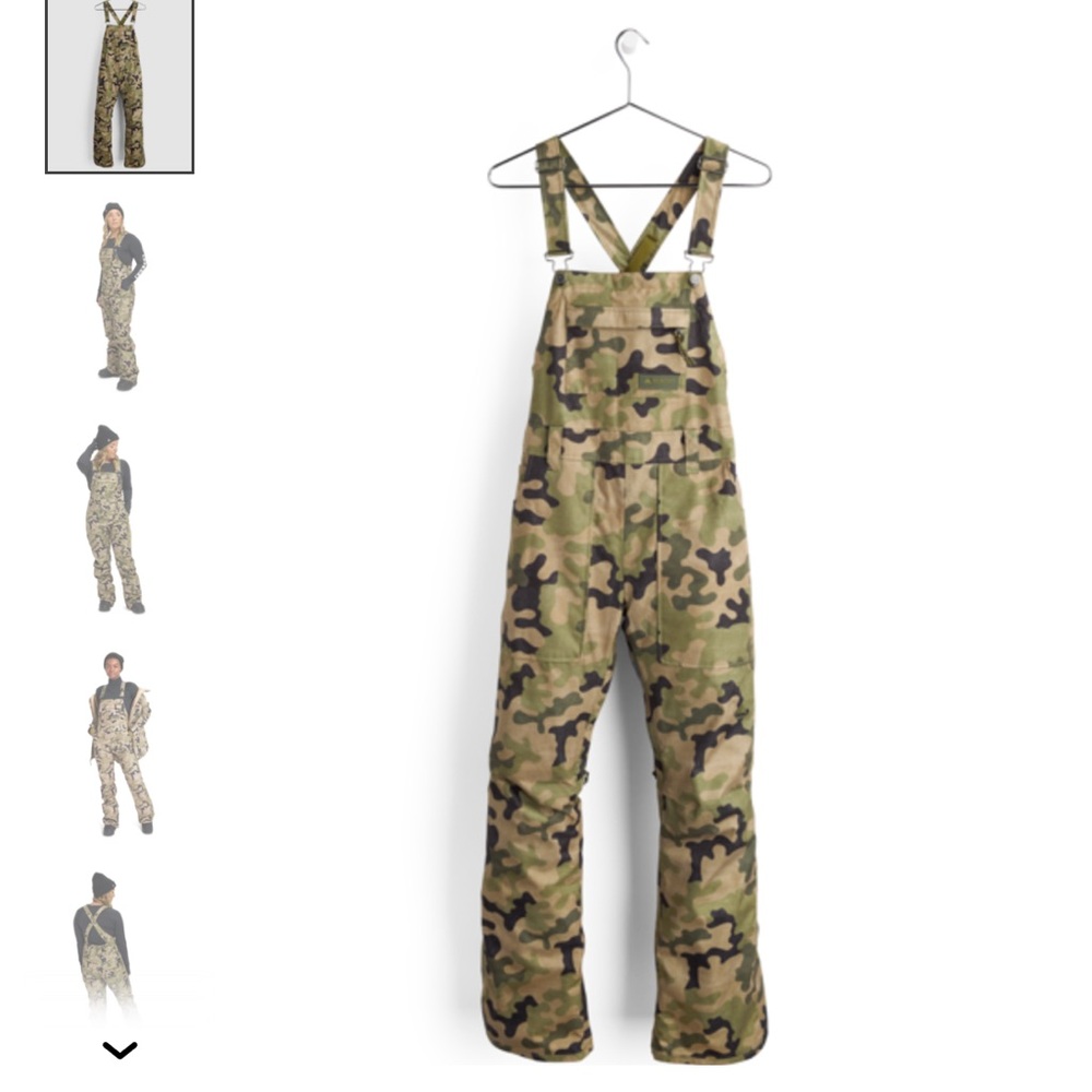 Burton Avalon Bibs Camo